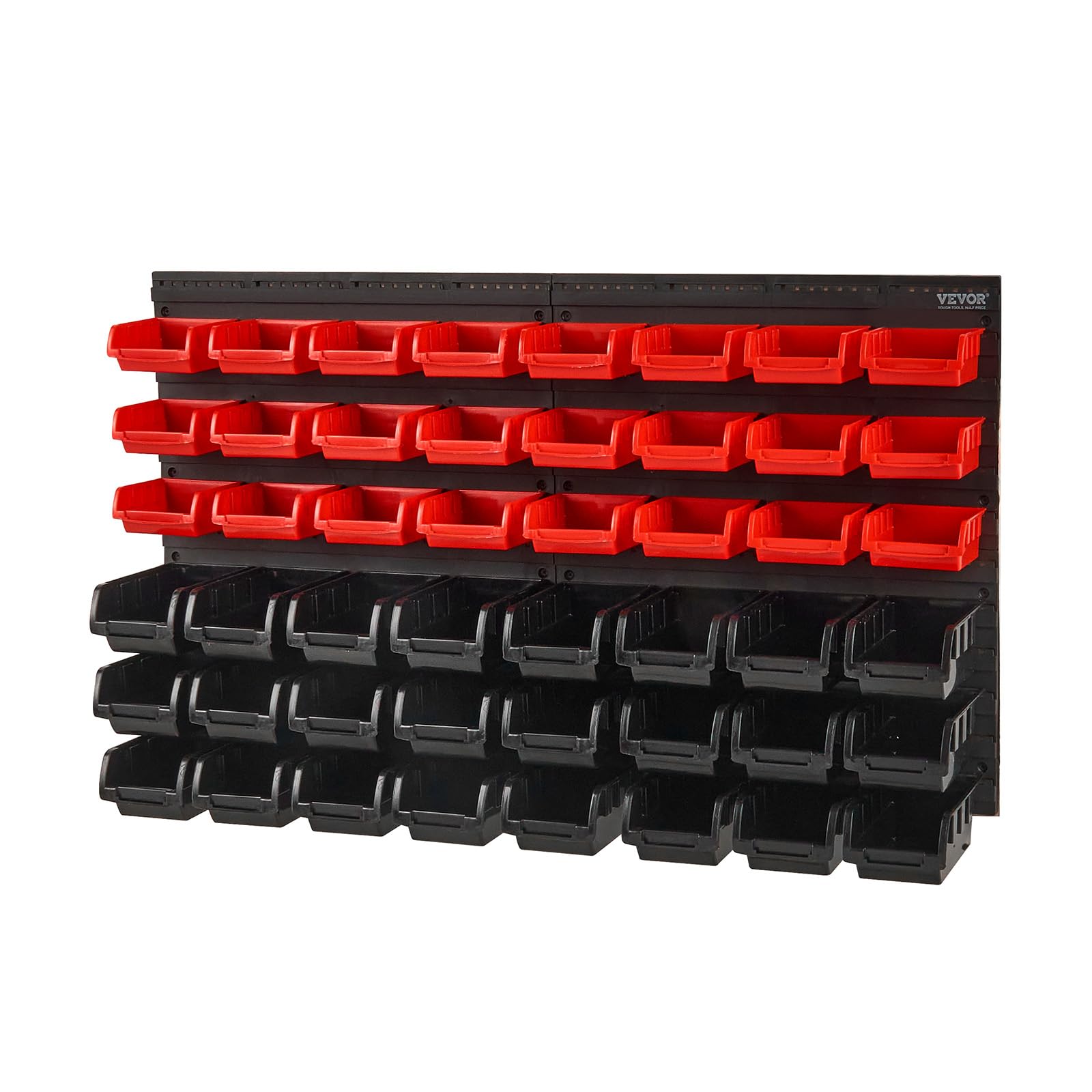 Amazon.com: VEVOR 48-Bin Wall Mounted Storage Bins Parts Rack